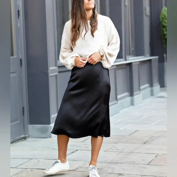 Nine West Satin midi skirt - Picture 1 of 3